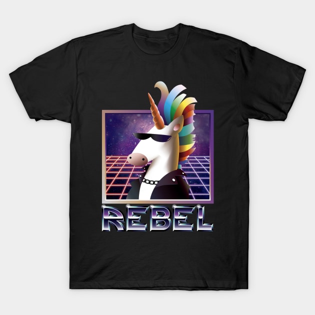 rebel unicorn T-Shirt by walterorlandi